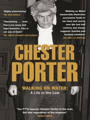 cover image of Walking on Water